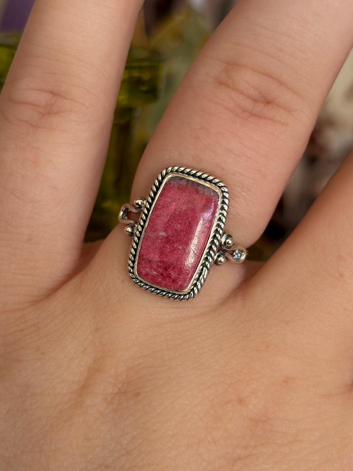 Thulite Ring - Size 6