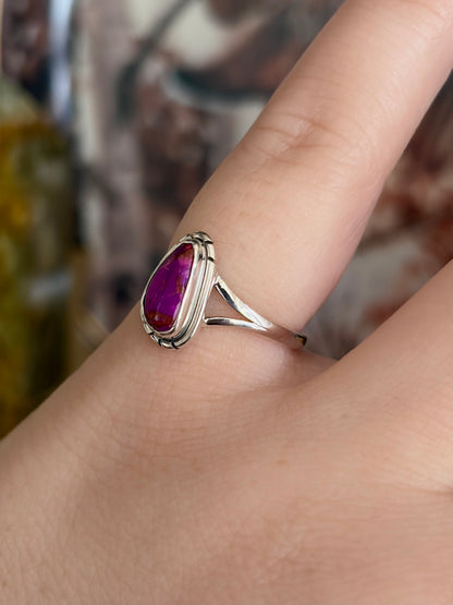 Purple Sea Sediment Ring - Size 5