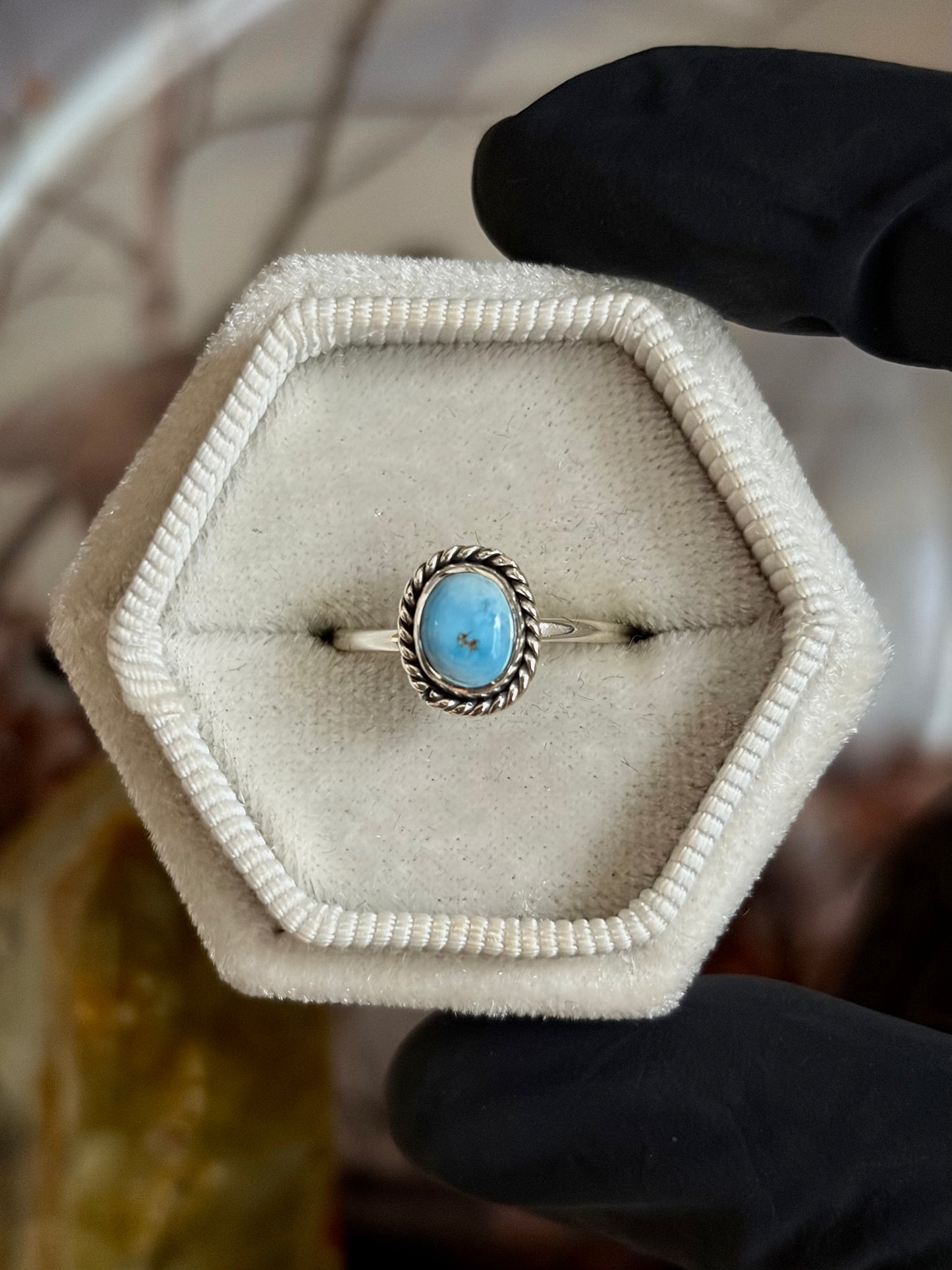 Golden Hills Turquoise Ring - Size 6
