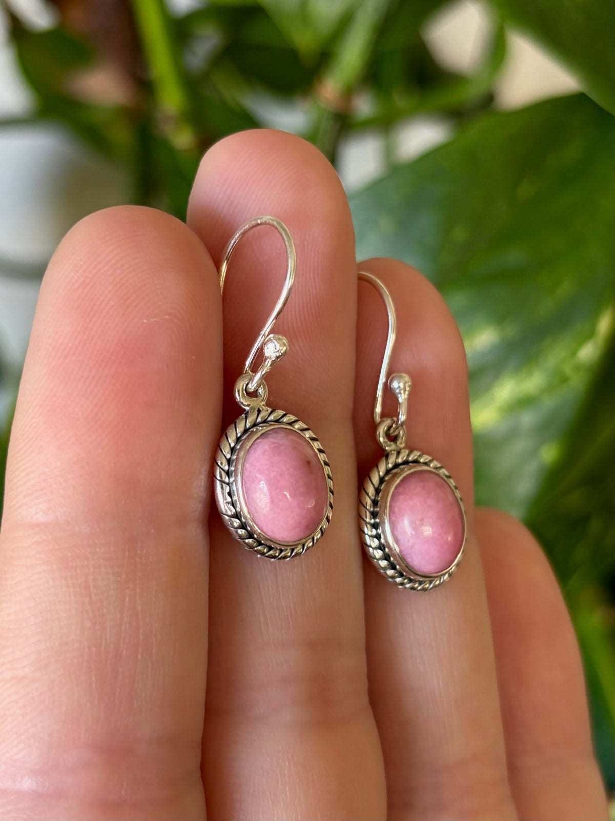 Pink Petalite Earrings
