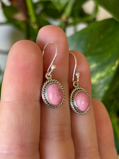 Pink Petalite Earrings