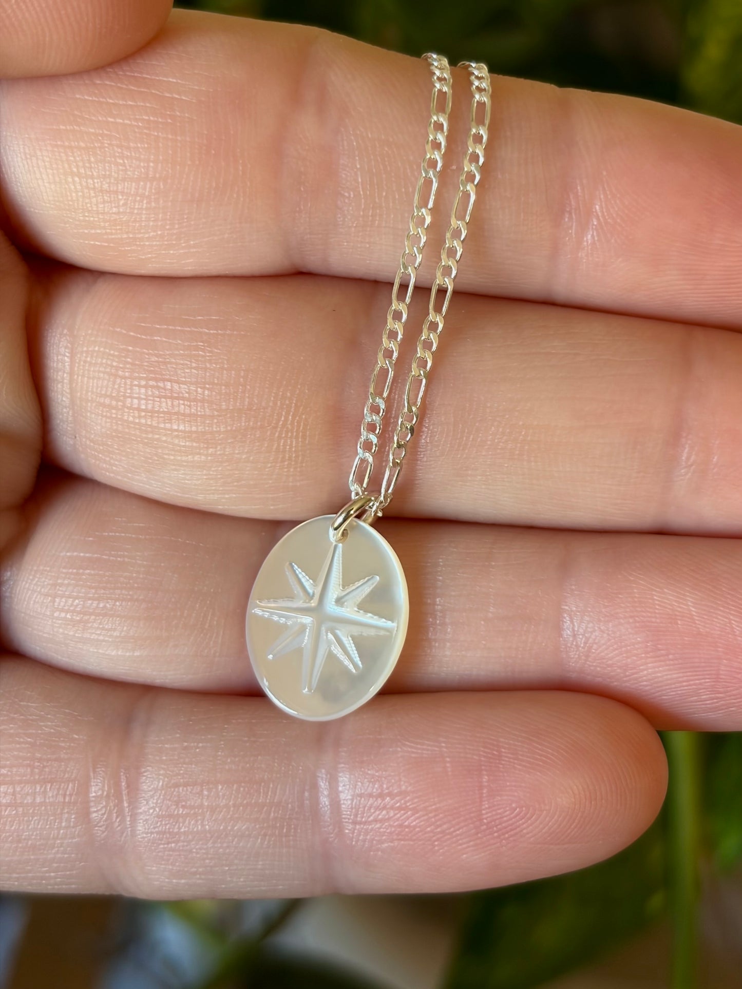 Mother of Pearl Star Necklace