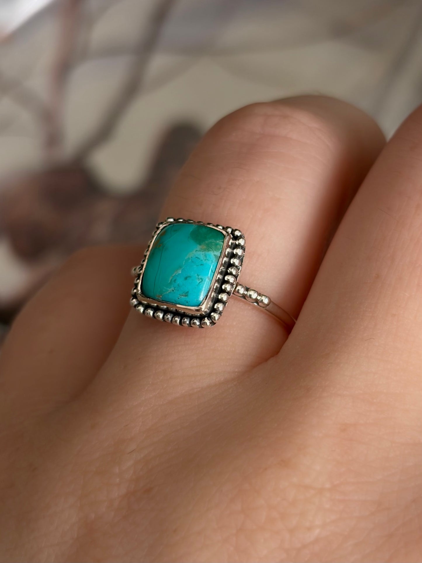 Mojave Turquoise Ring - Size 7