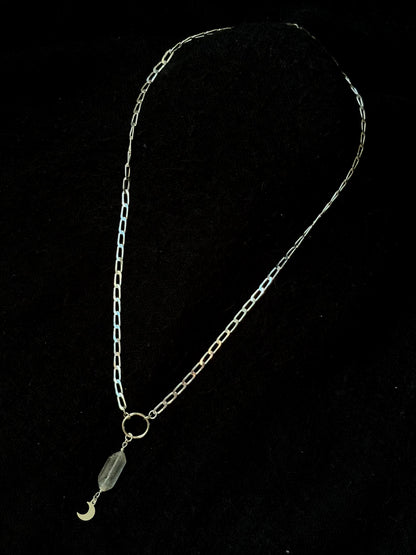 Herkimer Diamond O Ring Necklace