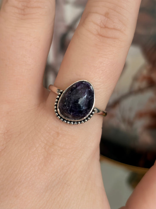 Lepidolite Ring - Size 10