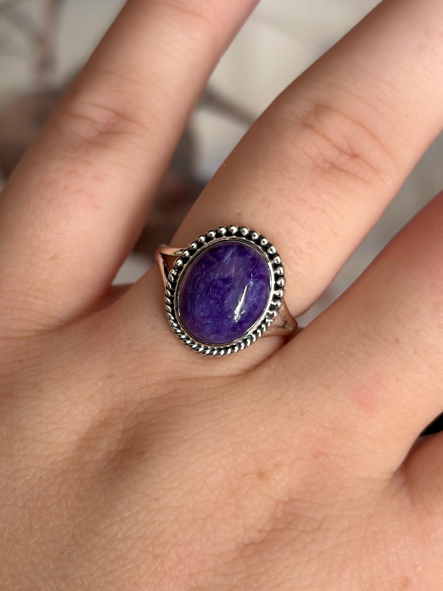 Charoite Ring - Size 7