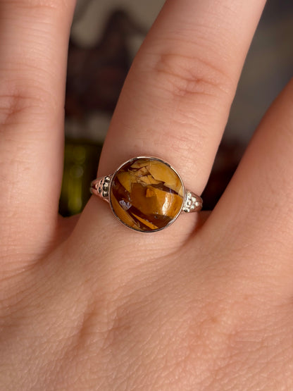 Brecciated Mookaite Ring - Size 7