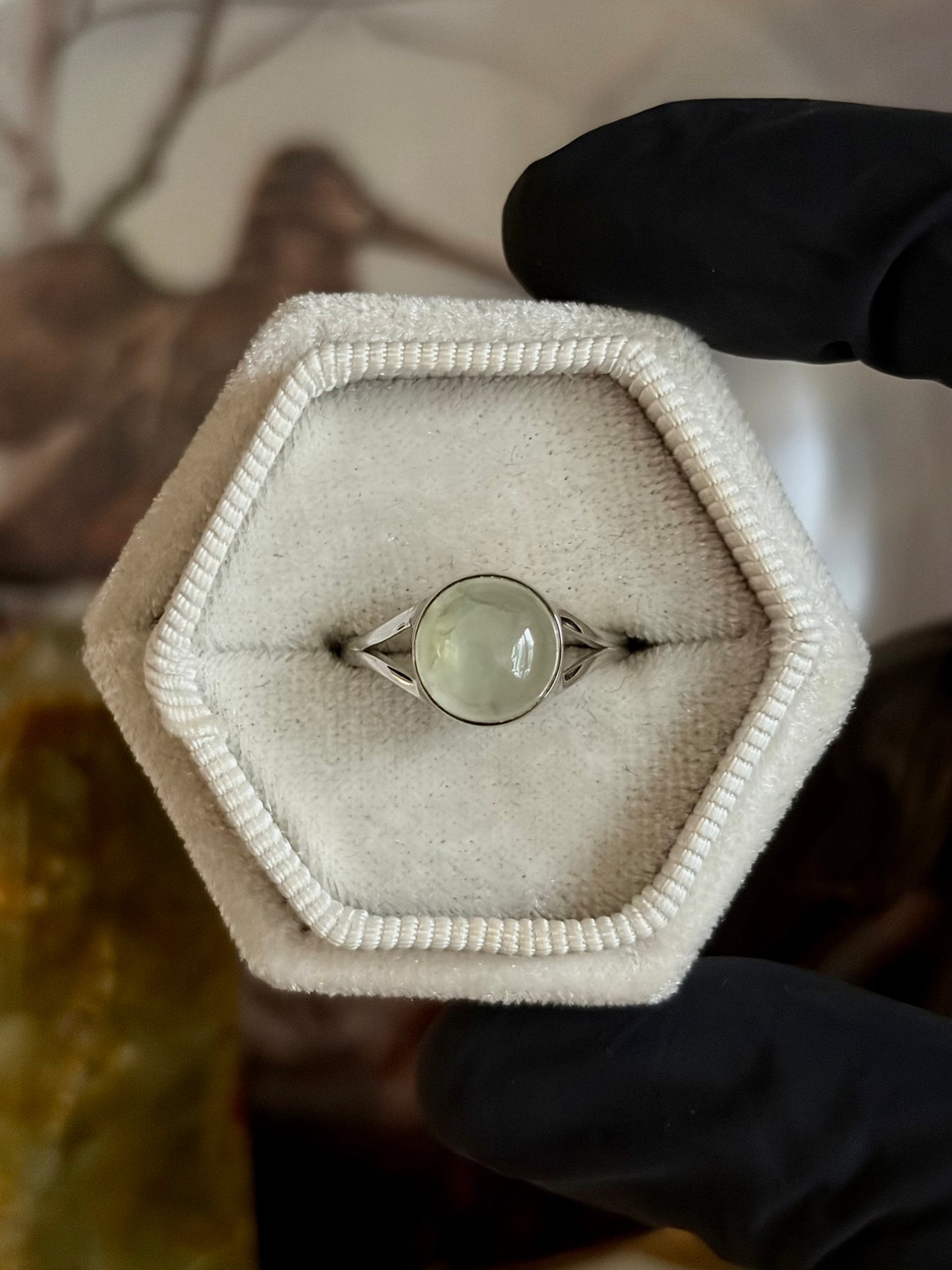 Prehnite Ring - Size 6