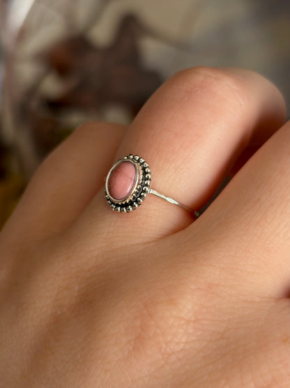 Pink Opal Ring - Size 6
