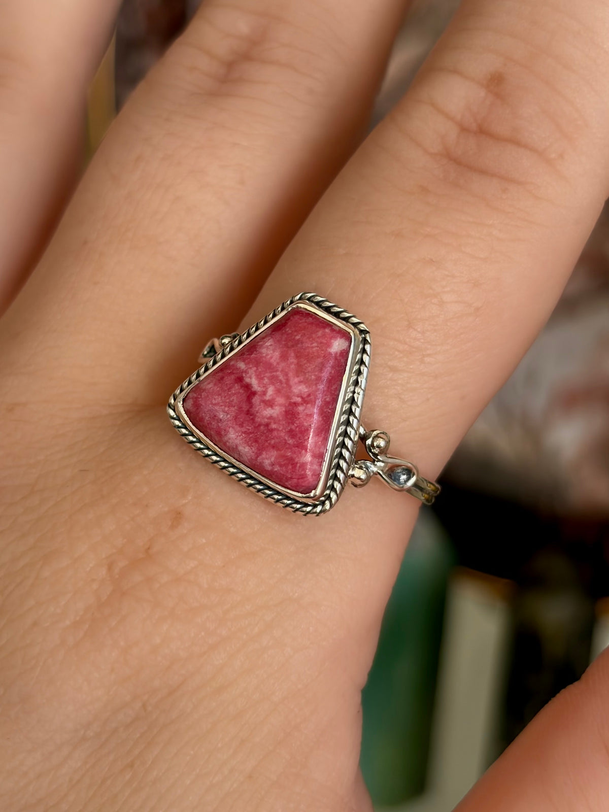 Thulite Ring - Size 10