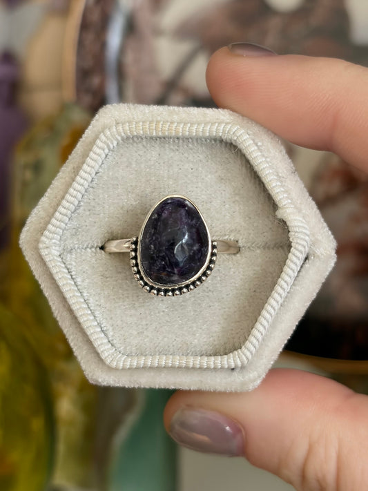 Lepidolite Ring - Size 10