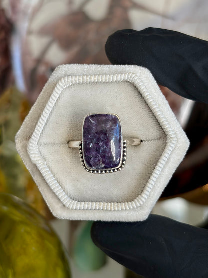 Lepidolite Ring - Size 9