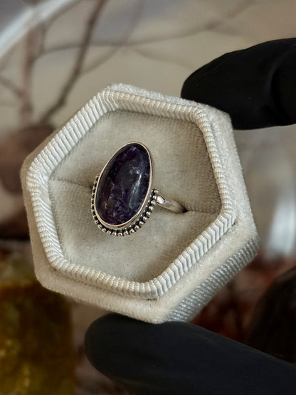Lepidolite Ring - Size 7