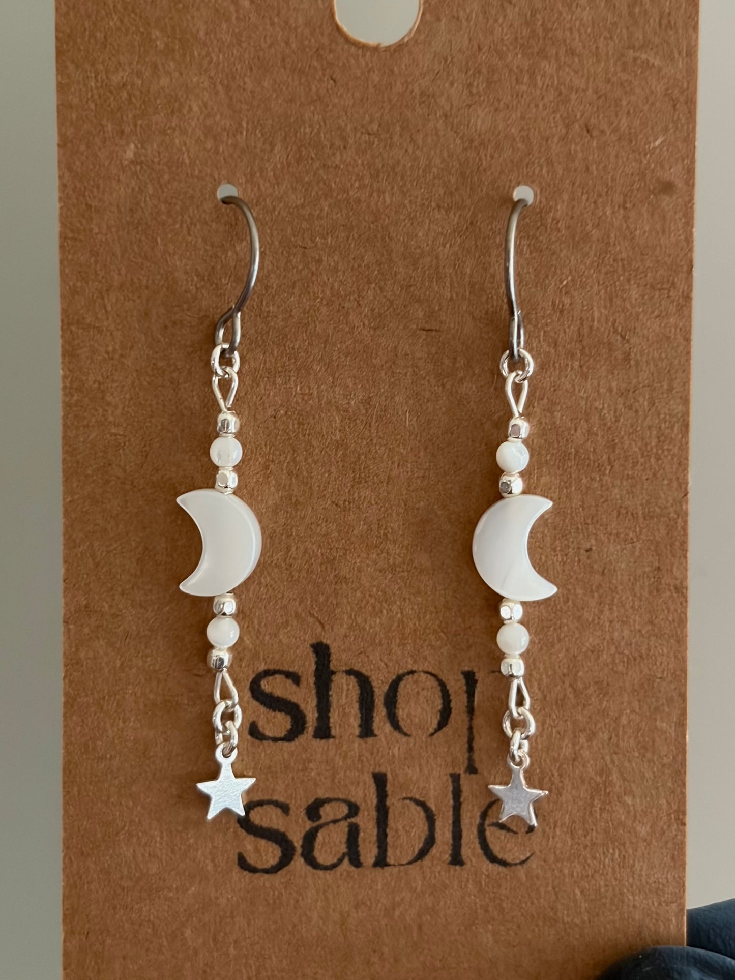 Lucent Mother of Pearl Earrings