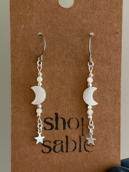 Lucent Mother of Pearl Earrings