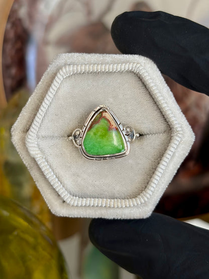 Green Sea Sediment Ring - Size 6