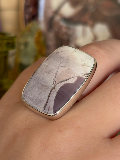 Hyacinth Jasper Ring - Adjustable