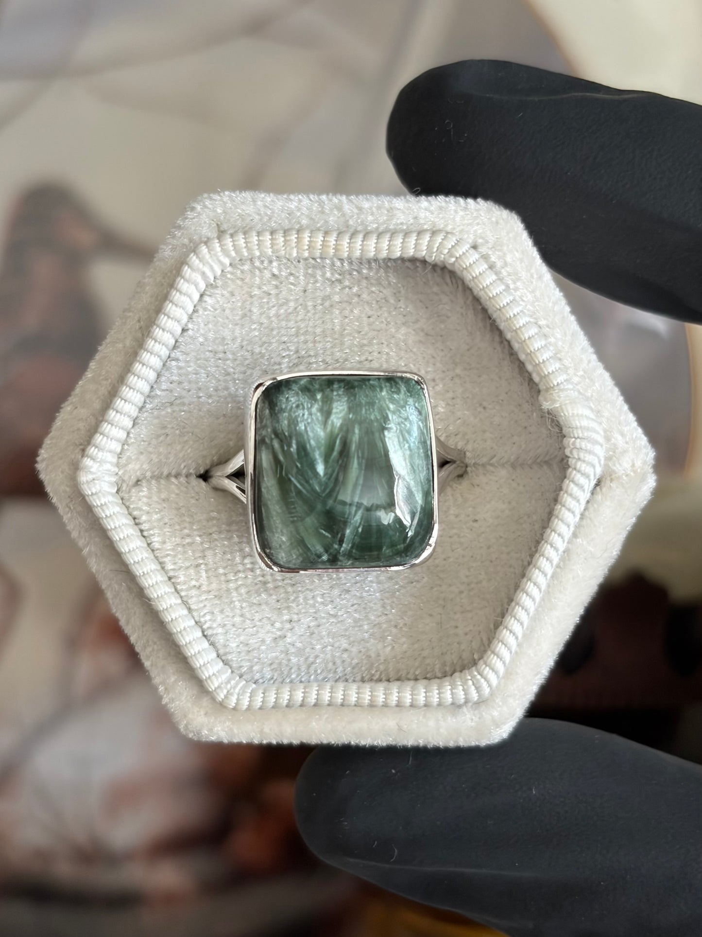 Seraphinite Ring - Size 10