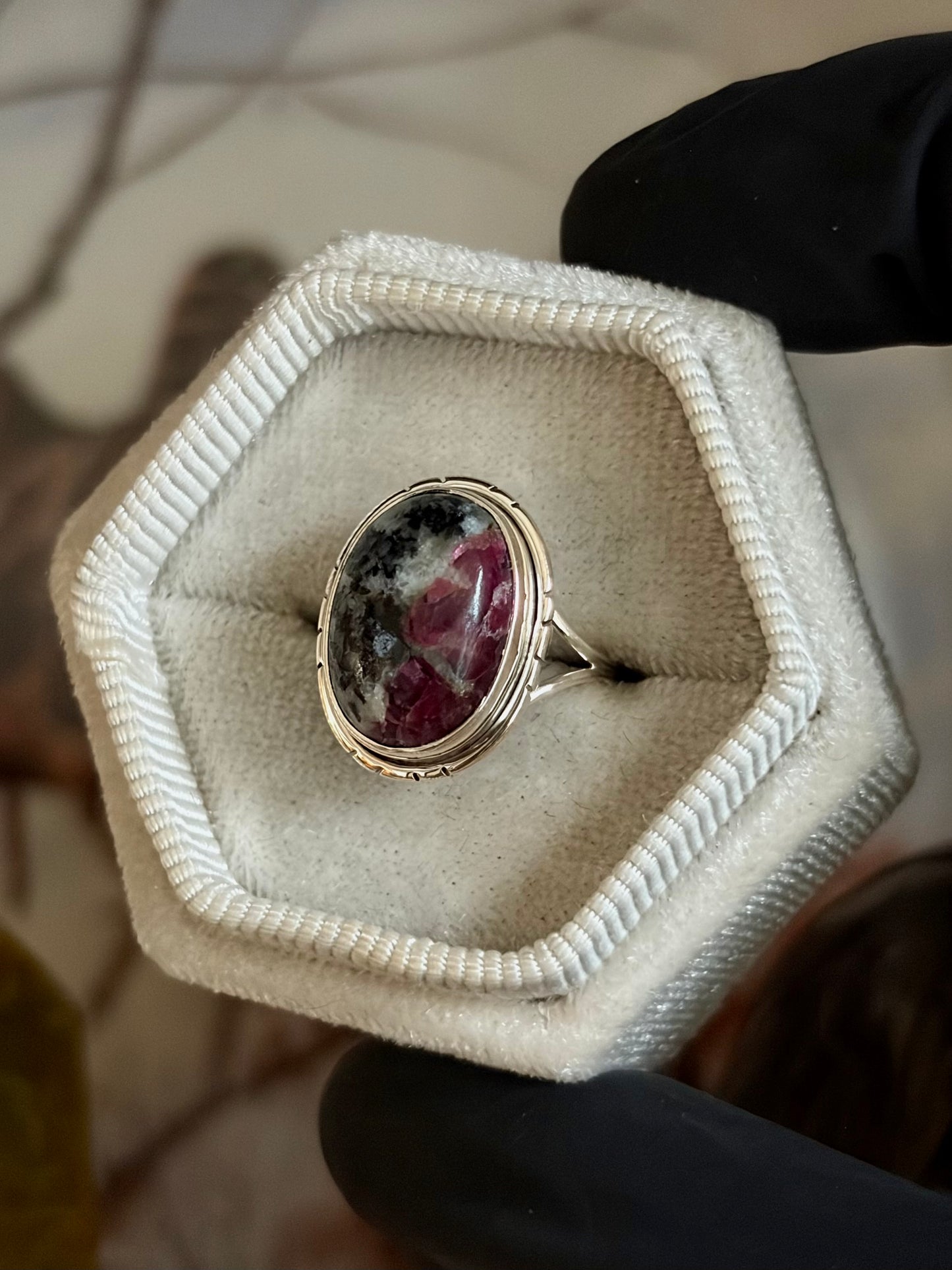 Eudialyte Ring - Size 5