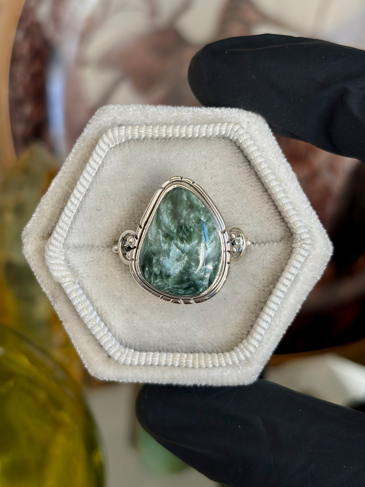 Seraphinite Ring - Size 10