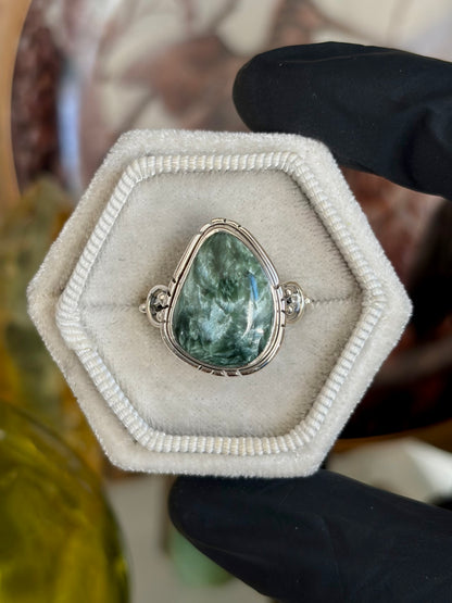 Seraphinite Ring - Size 10