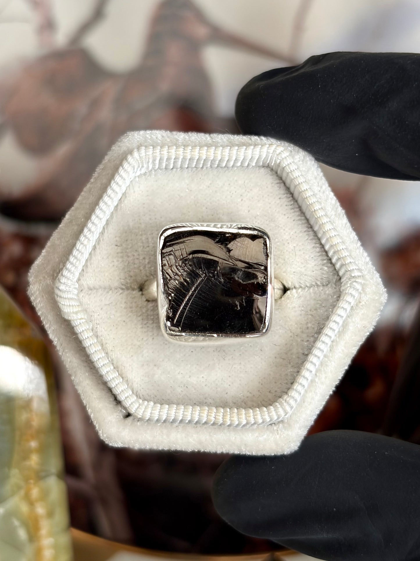 Shungite Ring - Size 8