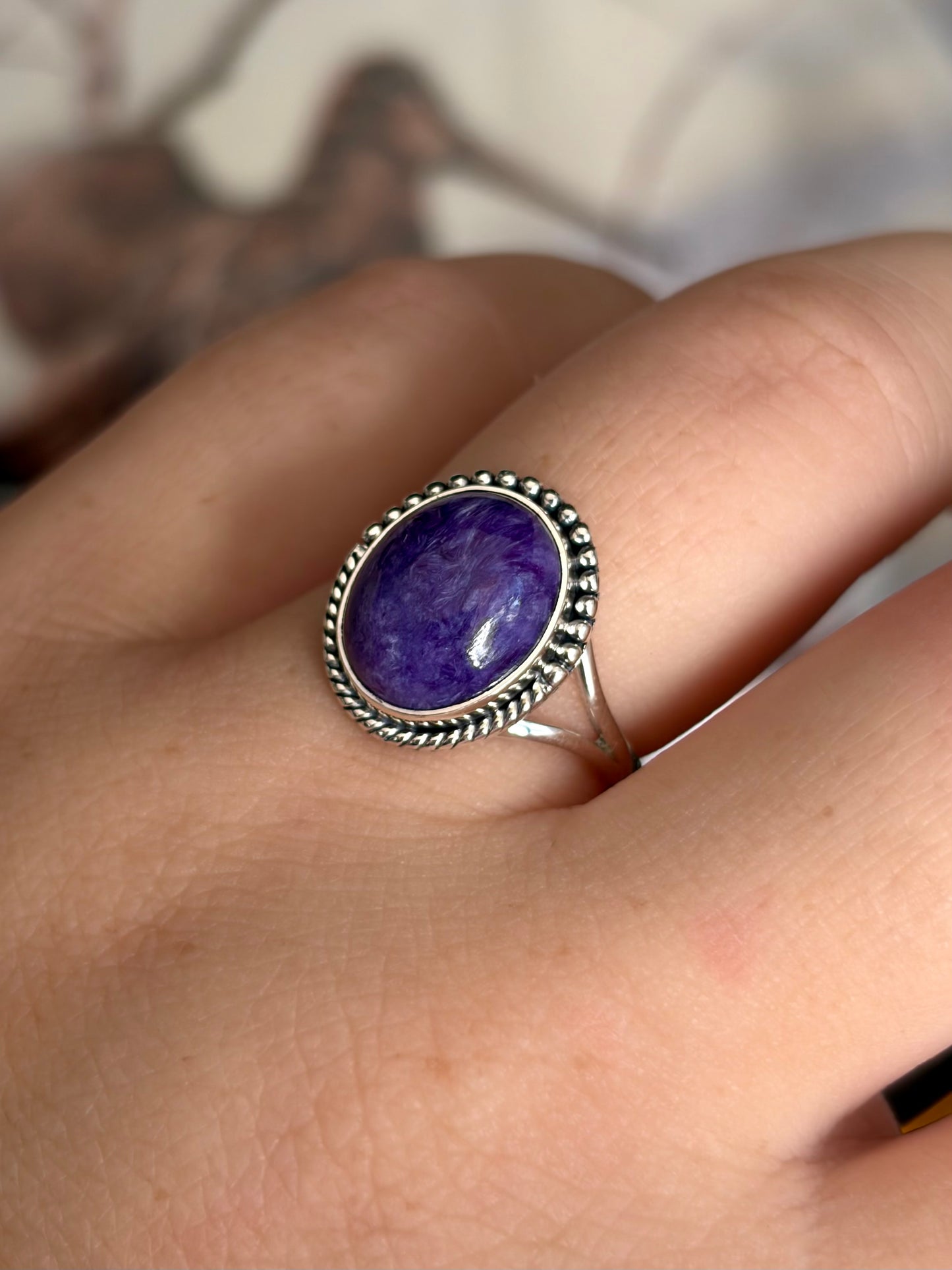 Charoite Ring - Size 7