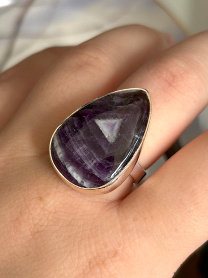 Chevron Amethyst - Adjustable