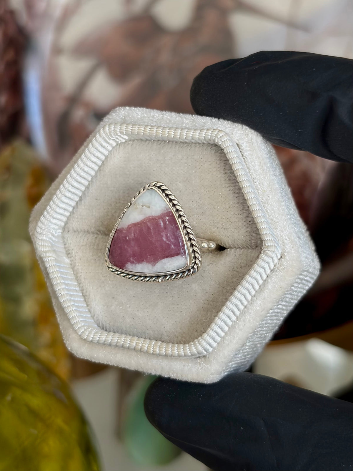 Pink Tourmaline Ring - Size 5