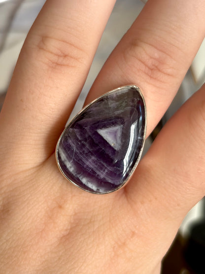 Chevron Amethyst - Adjustable