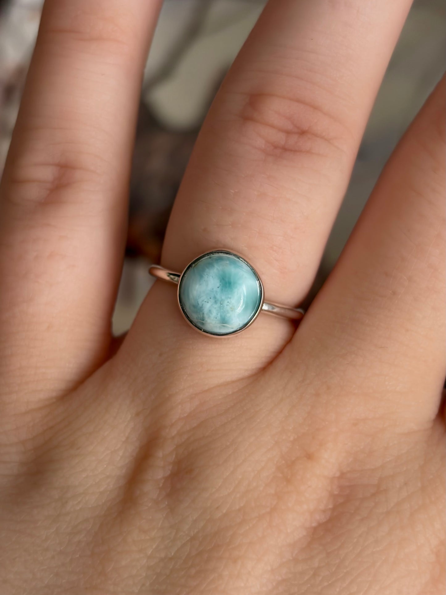 Larimar Ring - Size 6