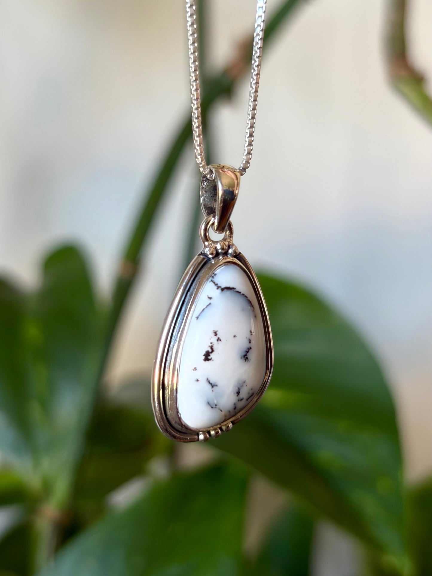 Dendritic Agate Necklace