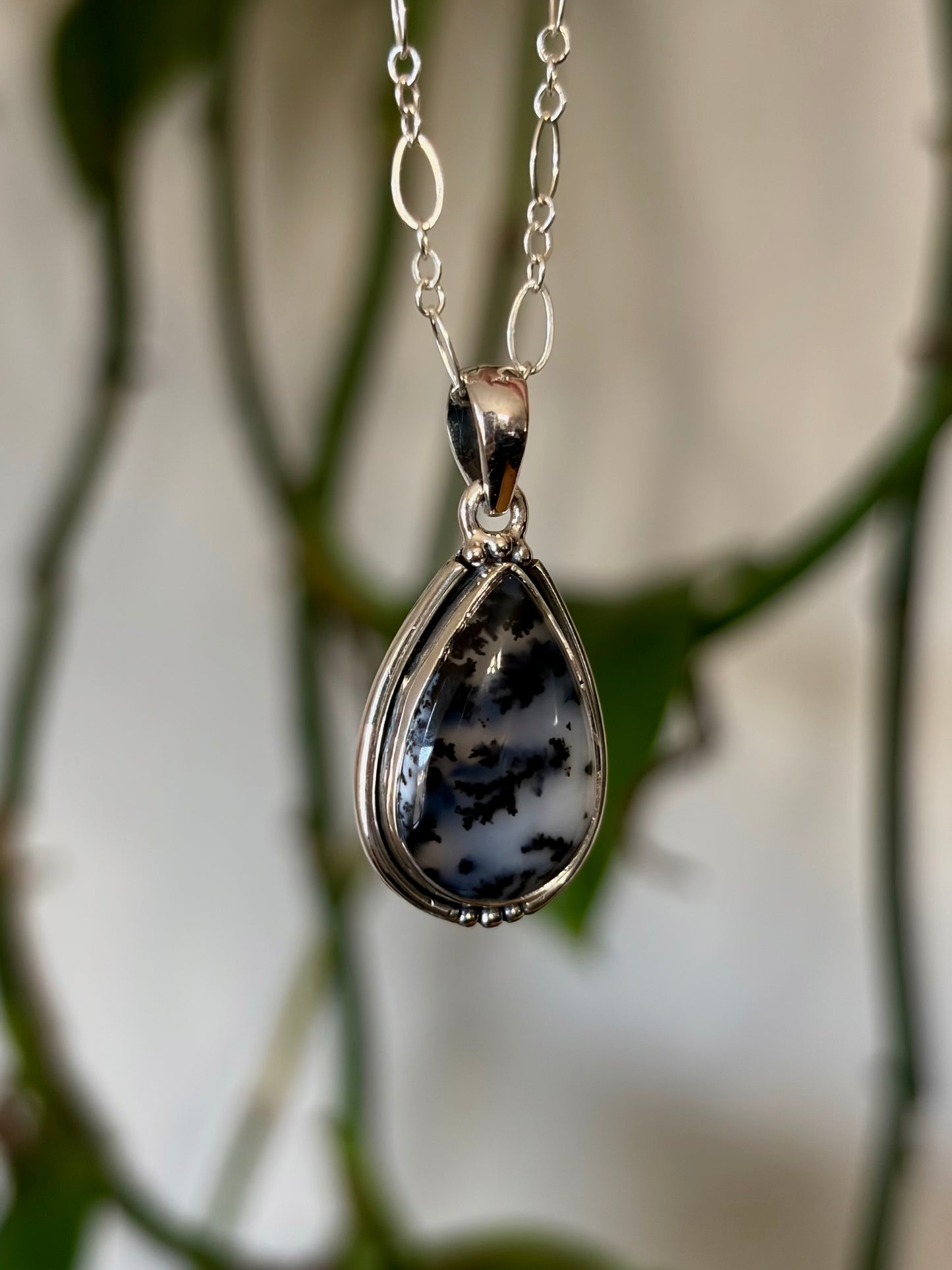 Dendritic Agate Necklace
