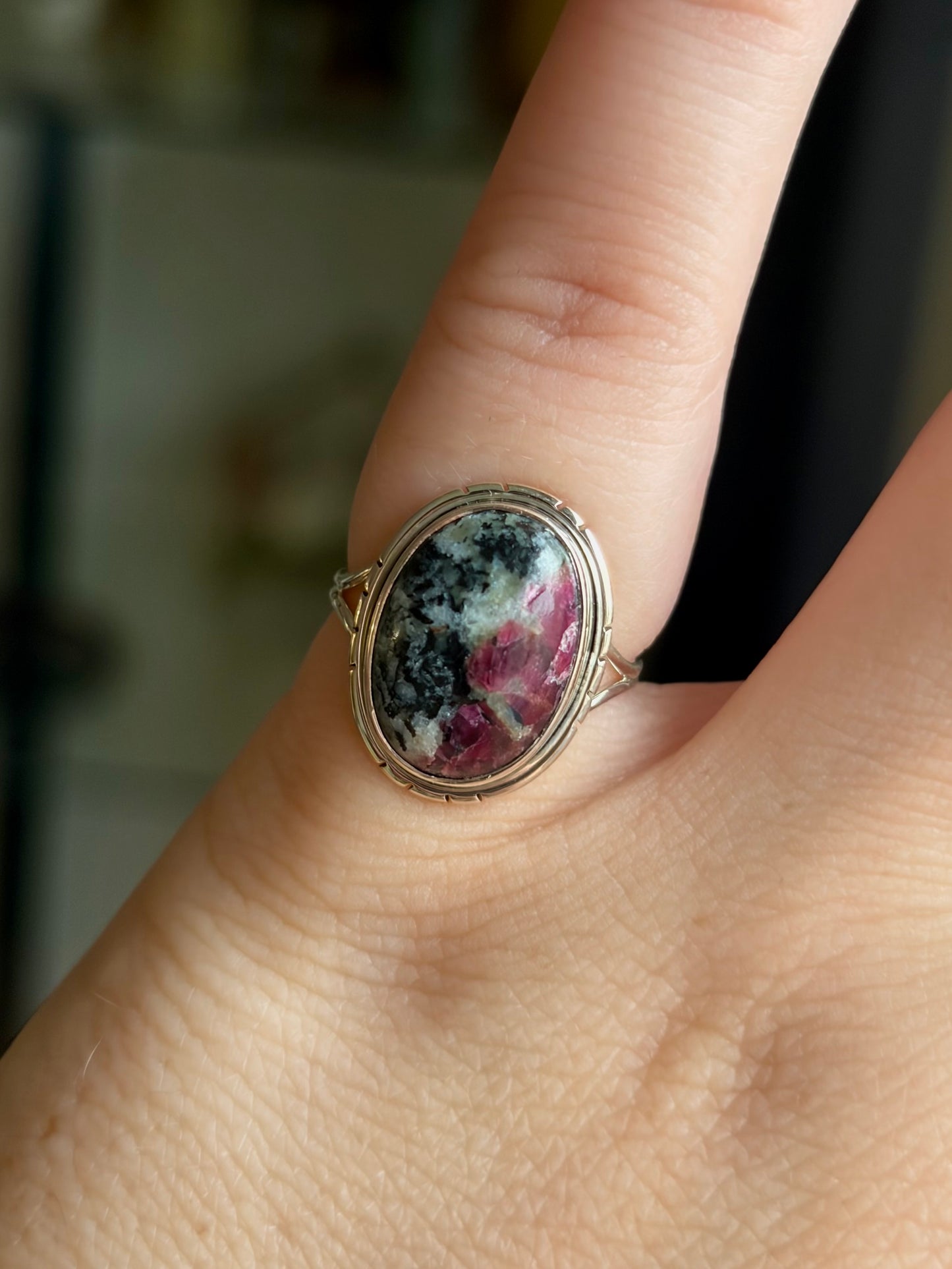 Eudialyte Ring - Size 5