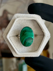 Malachite Ring - Size 8