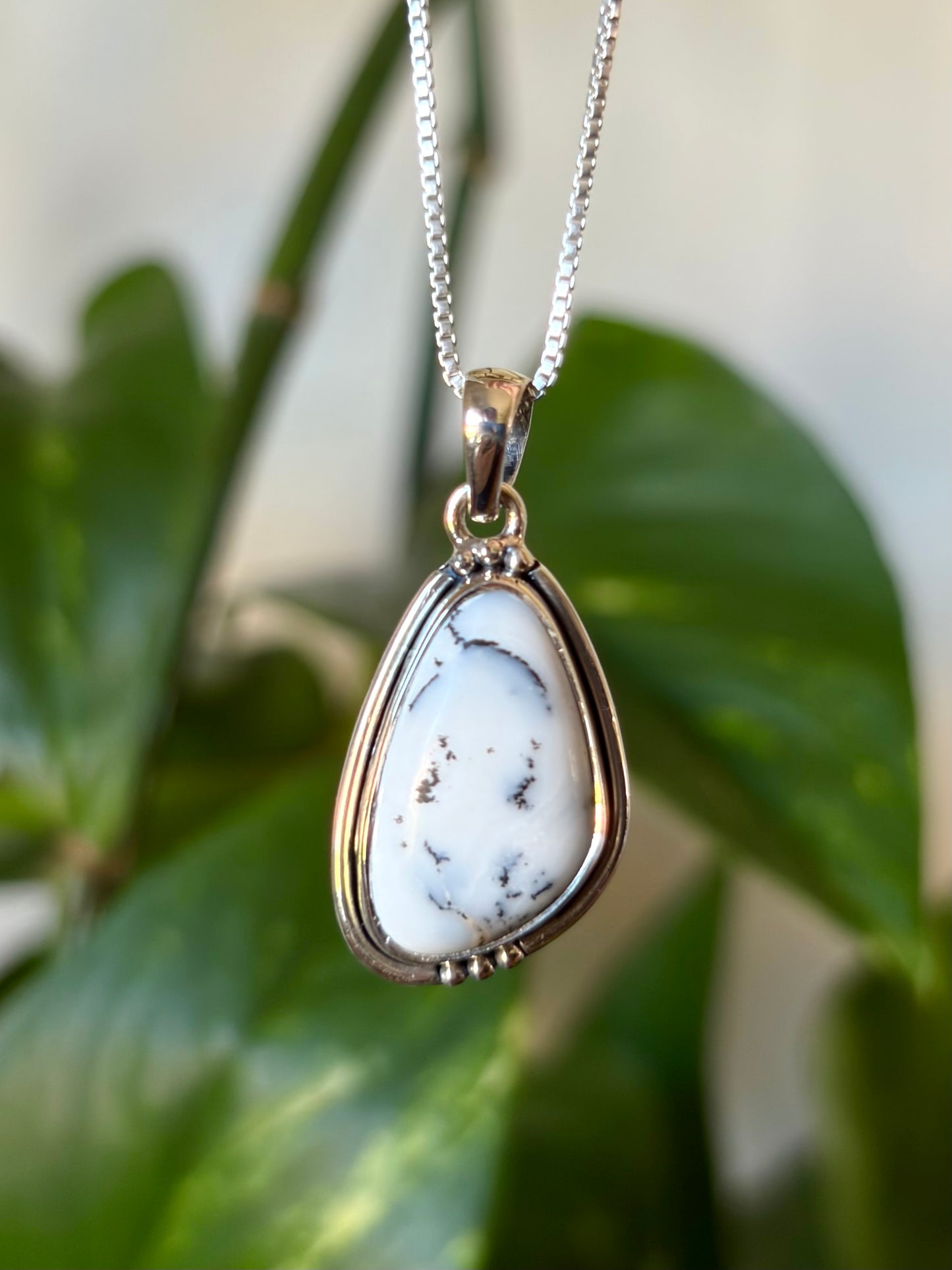 Dendritic Agate Necklace