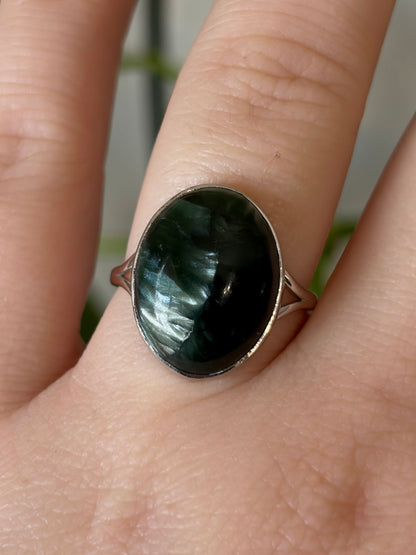 Seraphinite Ring - Size 8
