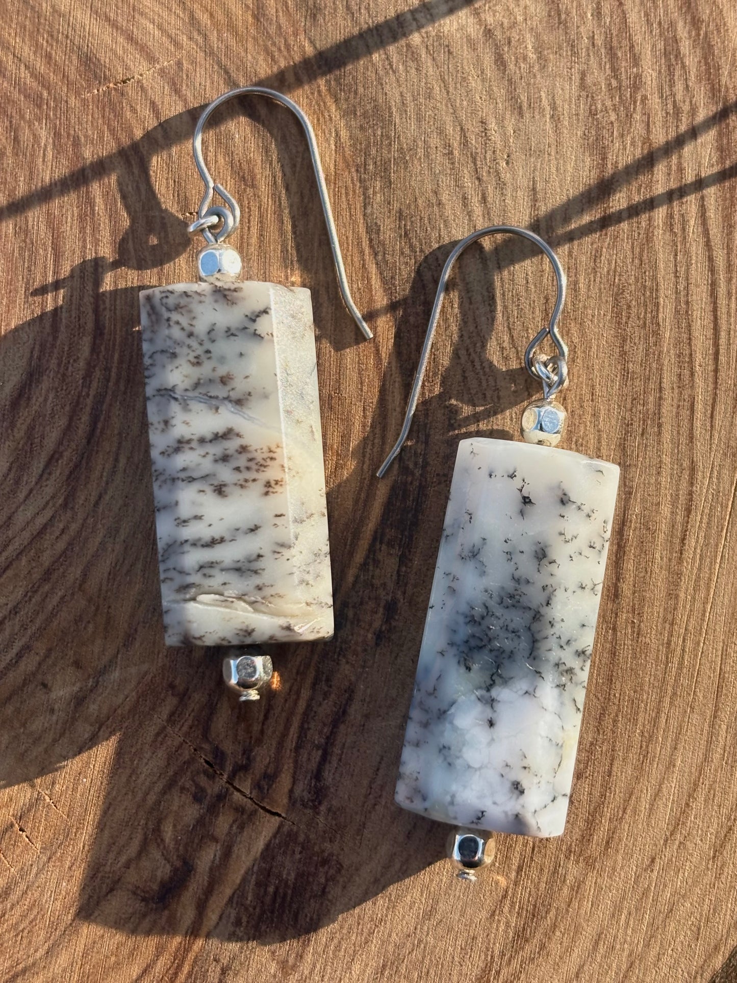 Dendritic Opal Earrings