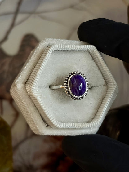 Charoite Ring - Size 8