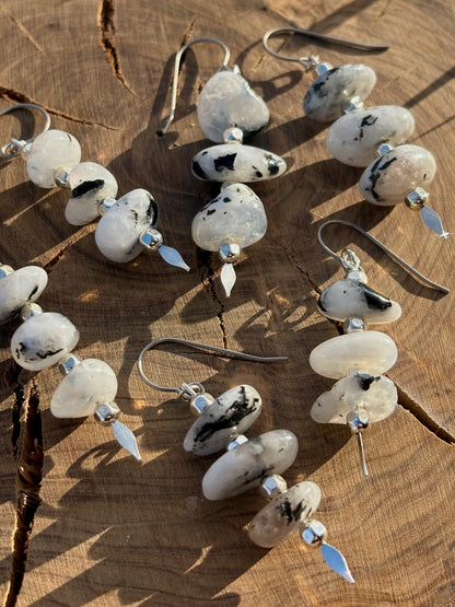 Chunky Moonstone Earrings