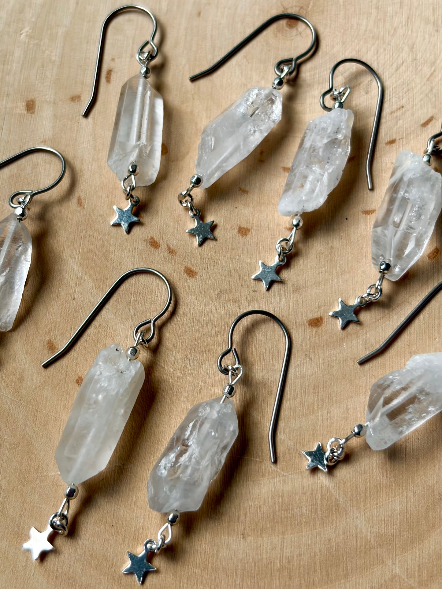 Prism Quartz Earrings