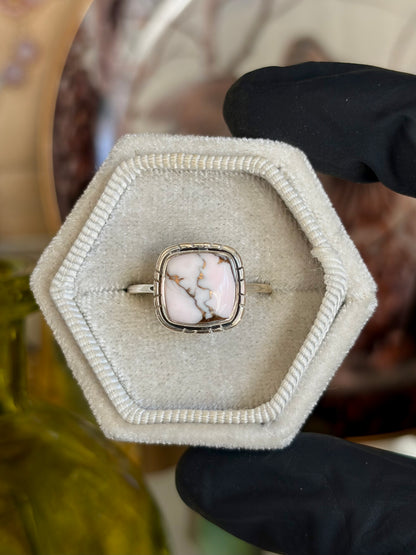 Pink Copper Ring - Size 10