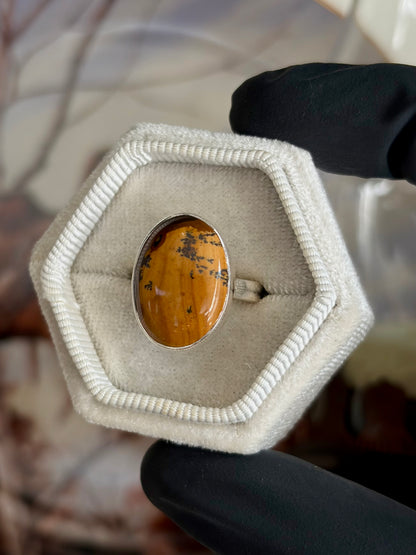 Picture Jasper Ring - Size 6