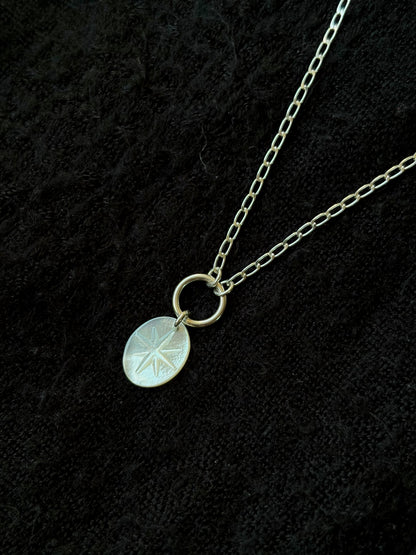 Mother of Pearl Star O-Ring Necklace