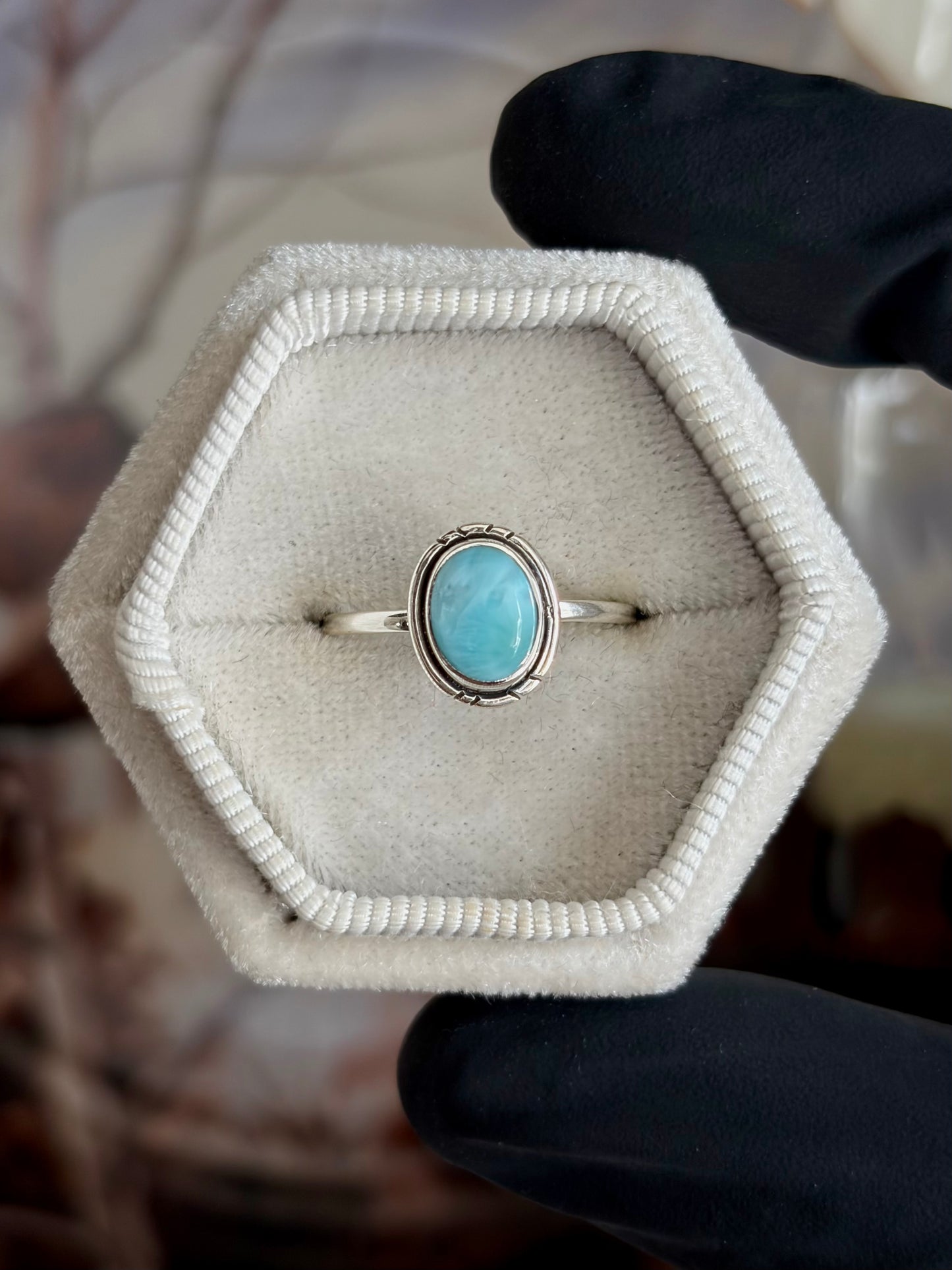 Larimar Ring - Size 7