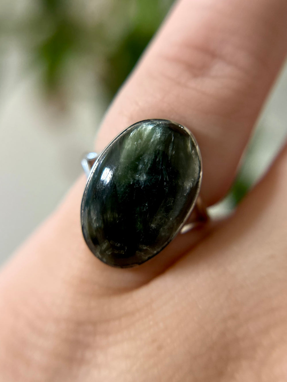 Seraphinite Ring - Size 5