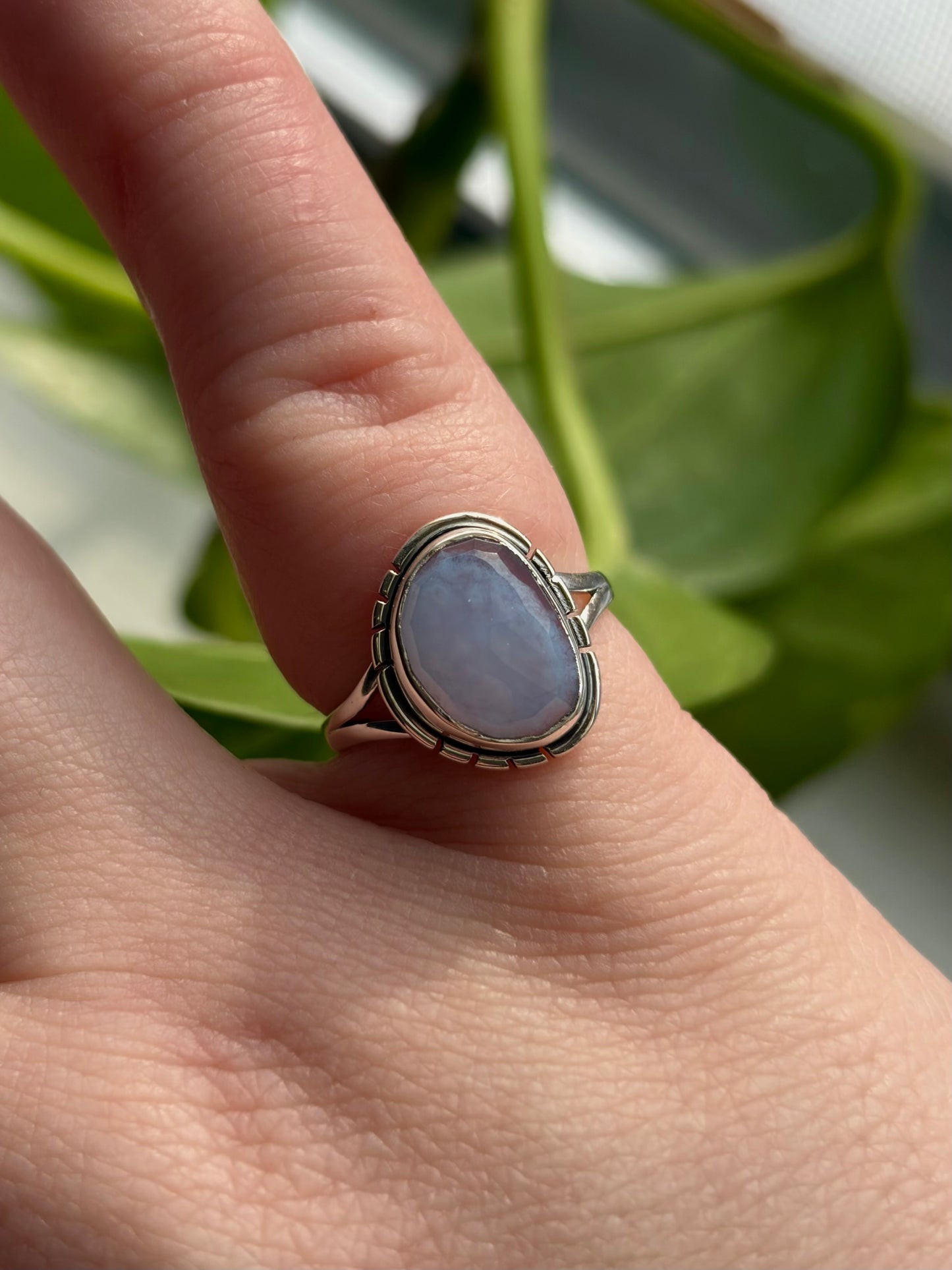 Blue Chalcedony Ring - Size 5