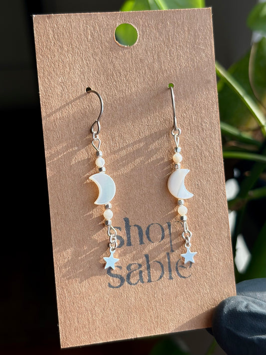 Lucent Mother of Pearl Earrings