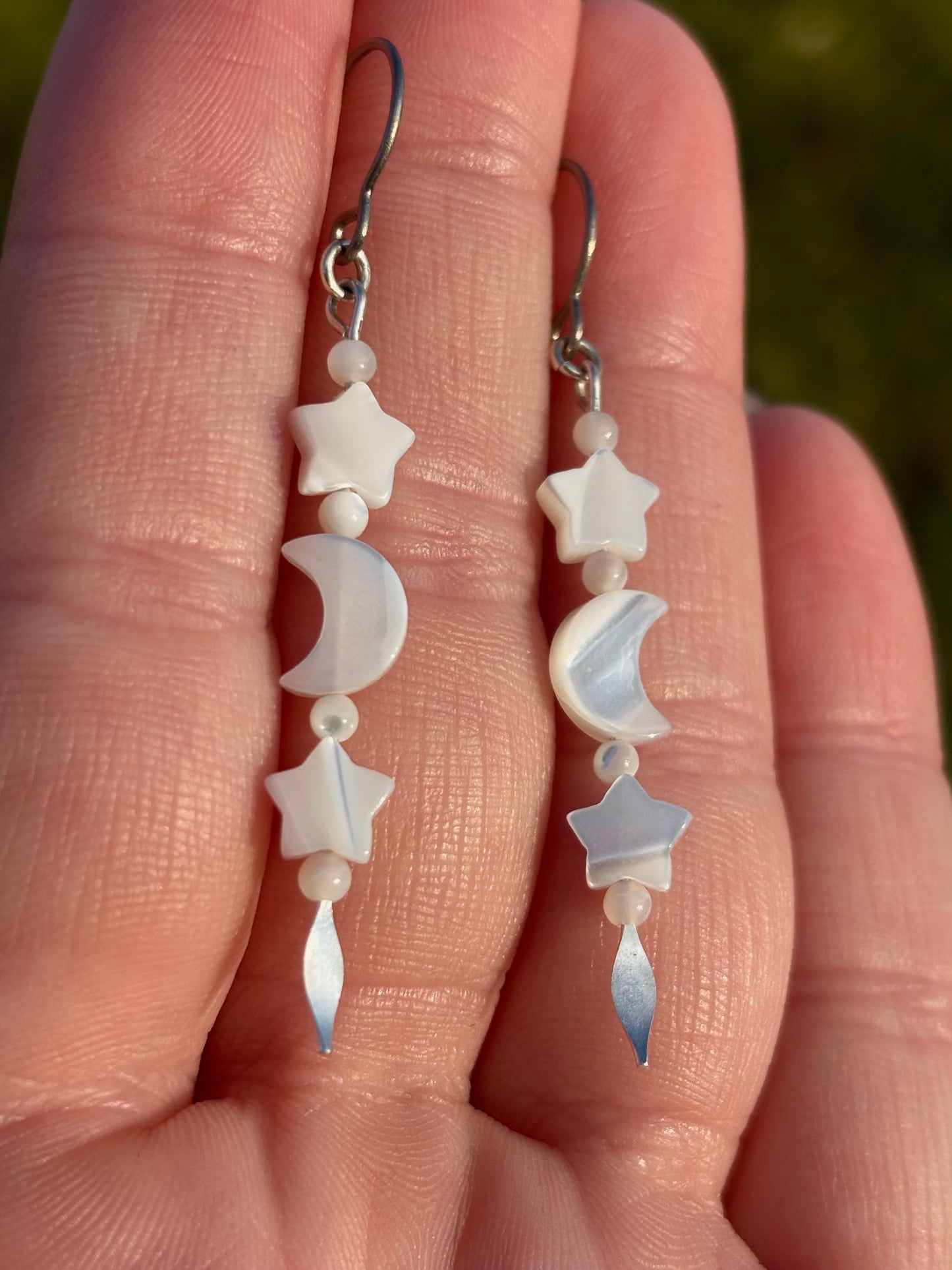 Wisp Mother of Pearl Earrings