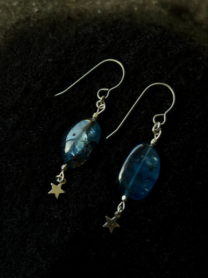 Kyanite Star Earrings